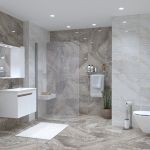 Gravel White Glossy 60×60