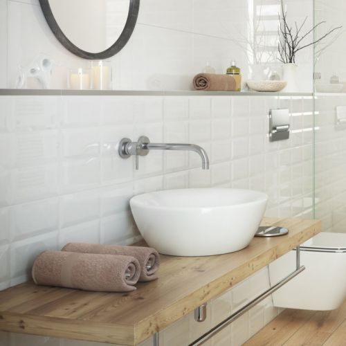 PS604 White Glossy Structure 29.7×60