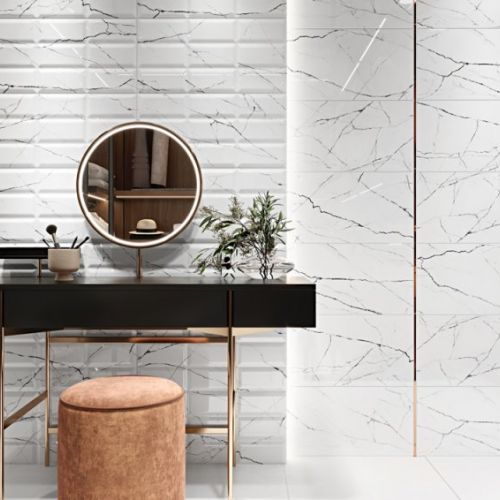 Arce White Glossy 29.7×60