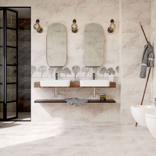 Willow Sky Dark Gray 29×89