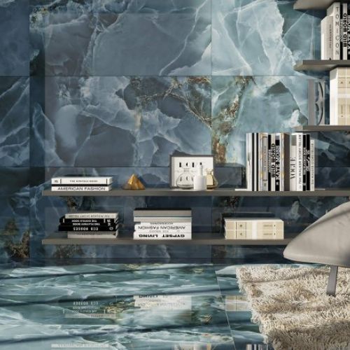 Iceland Navy Ultra Glossy 60x120