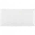 Biselado Blanco Mate 10×20