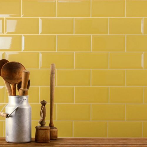 Biselado Amarilo Yema 10×20