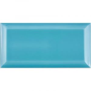 Biselado Azul Turquesa 10×20
