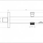 HERZ Zidni Izliv za Kadu sa Prebacivačem 12211