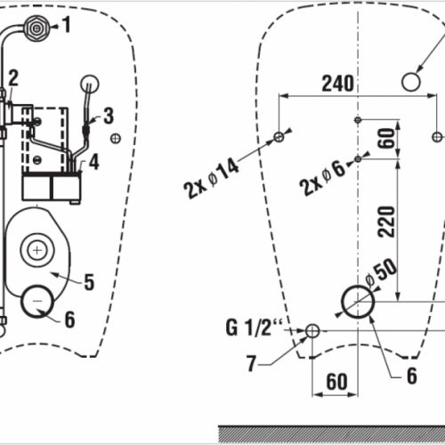 JIKA Pisoar sa Senzorskim Ispiranjem
