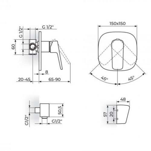 STOLZ 131105 Uzidna Baterija za Tuš