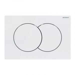 GEBERIT Taster Delta 01 Dvokoličinski Bela 115.107.11.1