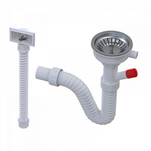 Sifon za sud 1/1 ISAFLEX sa prelivom i prikljuškom  f115