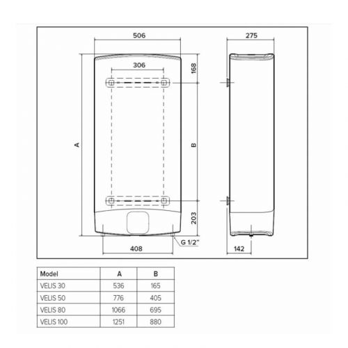 Bojler 100l VELIS EVO