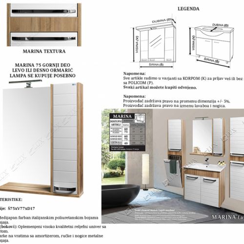 MARINA 75 - gornji deo