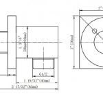 HERZ SQ Zidni Priključak za Tuš 1/2 12214