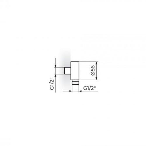 Zidni Priključak za Tuš Crevo PRGC12D