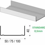 UW Profil 0.5 50 mm 3 m