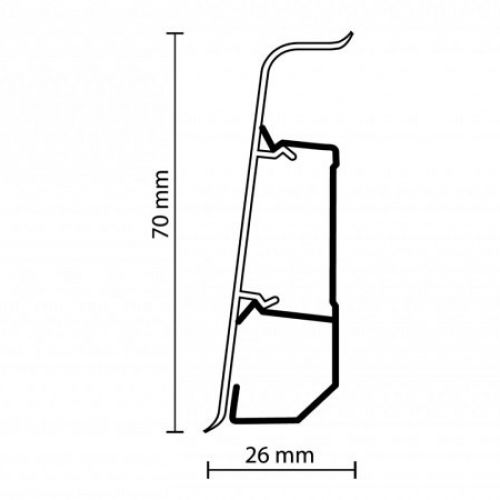 INDO lajsna 04 LINGBURG OAK 2.5 m