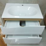 Ormarić sa umivaonikom EURIDIKA 75 Alpina OAK