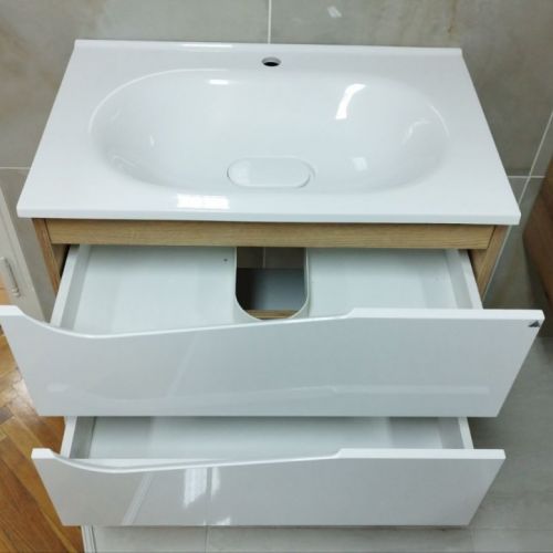 Ormarić sa umivaonikom EURIDIKA 75 Alpina OAK