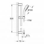 Klizna Šipka Set 27578002 Grohe