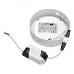 M6NO 6W 6500K beli nadgradni okrugli LED panel