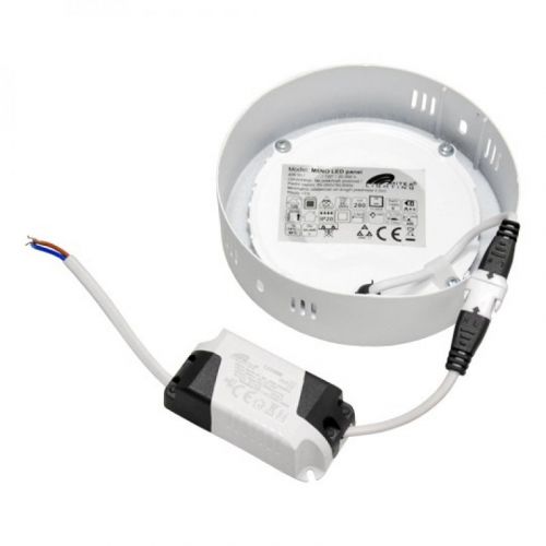 M6NO 6W 6500K beli nadgradni okrugli LED panel