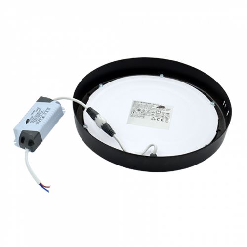 M18NO-BK 18W 6500K crni nadgradni okrugli LED panel