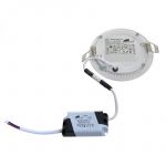 M6UO 6W 4000K beli ugradni okrugli LED panel