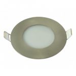 M3UO-SN 3W 3000K saten nikl ugradni okrugli LED panel