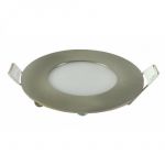 M3UO-SN 3W 3000K saten nikl ugradni okrugli LED panel