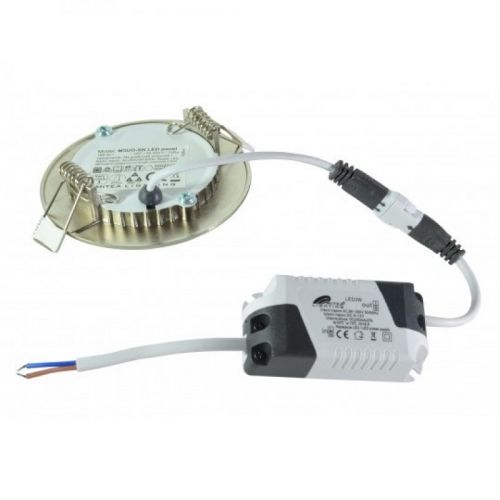 M3UO-SN 3W 3000K saten nikl ugradni okrugli LED panel