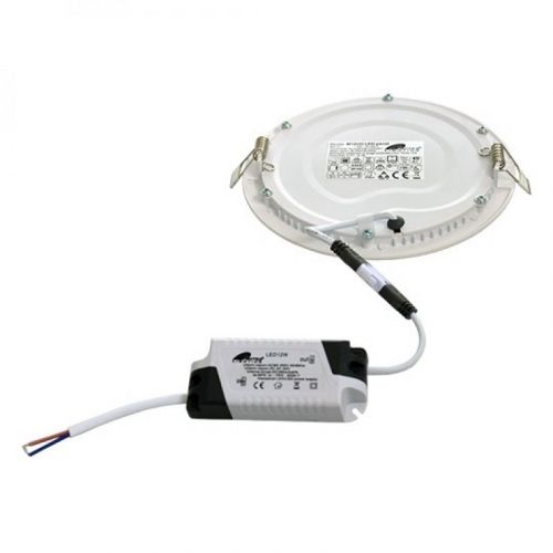 M12UO 12W 4000K beli ugradni okrugli LED panel