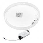 M24NO 24W 3000K beli nadgradni okrugli LED panel