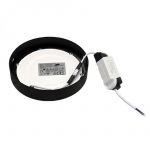 M12NO-BK 12W 6500K crni nadgradni okrugli LED panel