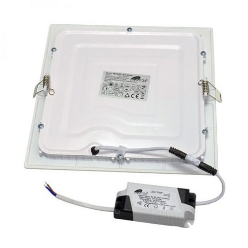 M18UK 18W 3000K beli ugradni kvadratni LED panel