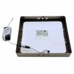 M18NK-SN 18W 4000K saten nikl nadgradni kvadratni LED panel