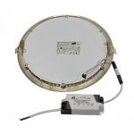 M18UO-SN 18W 6500K saten nikl ugradni okrugli LED panel