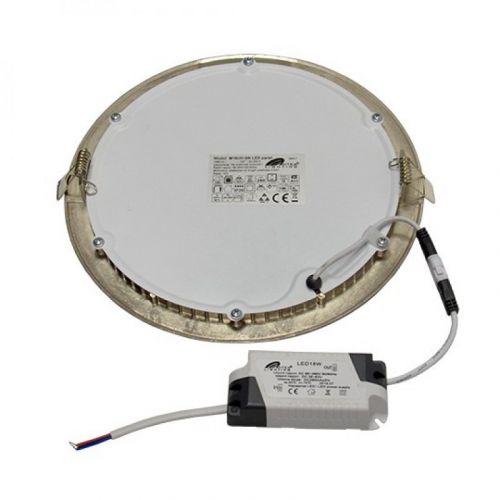 M18UO-SN 18W 6500K saten nikl ugradni okrugli LED panel