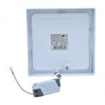 M18NK 18W 3000K beli nadgradni kvadratni LED panel