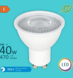 GU10 M2 5W MR16 6500K ECO LED sijalica 240V 470lm 38°