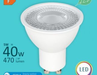 GU10 M2 5W MR16 6500K ECO LED sijalica 240V 470lm 38°