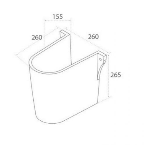 TURKUAZ BELLA Polustub 16800