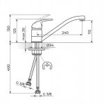 KING J381001 Baterija za Sudoperu