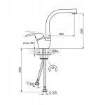 KING J382001 Baterija za Sudoperu - ovalni izliv