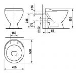 Jika Mira Podni Trokadero sa Rešetkom 8.5104.6.000.000.1