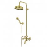 BRONTEE NB12251 baterija za tuš kadusa izlivom usponskim i ručnim tušem