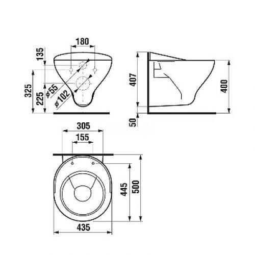 Jika Mira Konzolni Trokadero sa Rešetkom 8.5104.9.000.000.1
