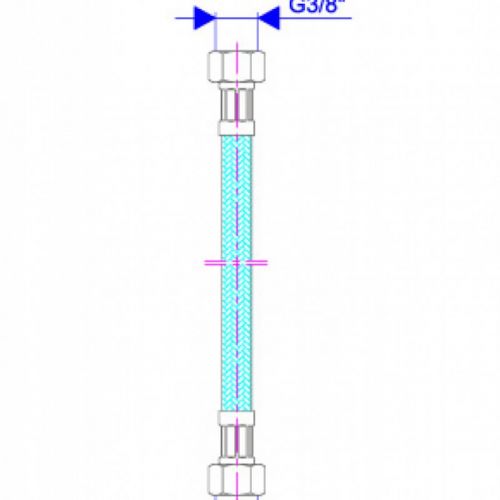 BRINOX crevo 3/8 - 3/8 40cm - FF