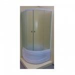 ROSSETTI tuš kabina R90 duboka beli ram