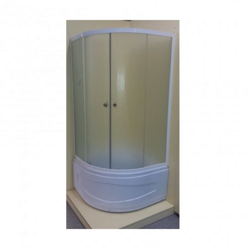 ROSSETTI tuš kabina R90 duboka beli ram