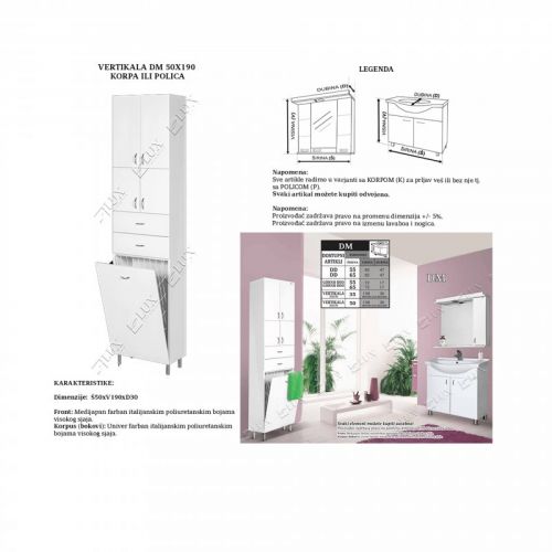 DM vertikala 50x190 - korpa